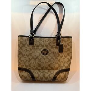 VTG Y2K Coach Peyton Signature Logo Style Heritage Handbag Tote350
